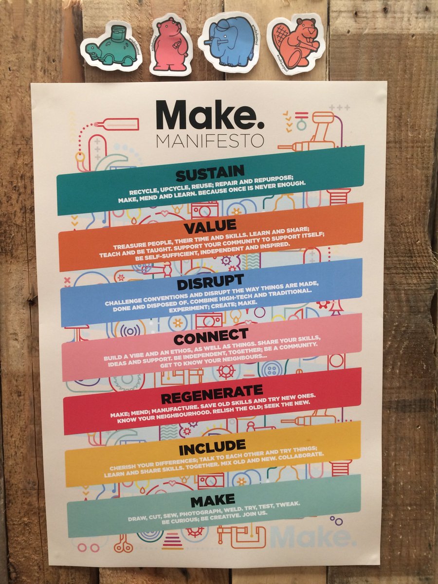 makeCIC's tweet photo. Makers Manifesto https://t.co/90Rt4gwrwq
#Sustainability #Value #Disruption #connection #Regeneration #Inclusivity #MakeLiverpoolWeld https://t.co/C4G59TB0US