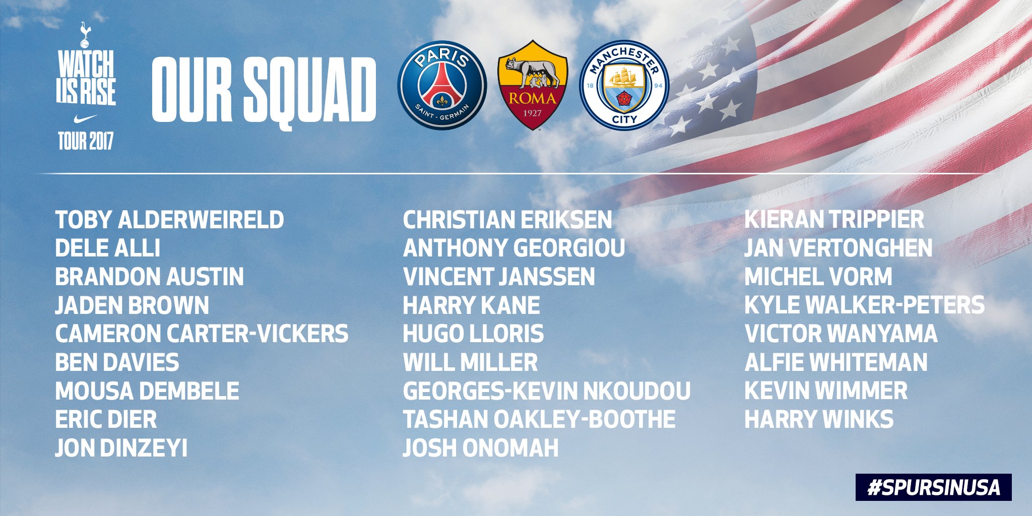 Moussa Sissoko not included in Tottenham Hotspur US tour squad
