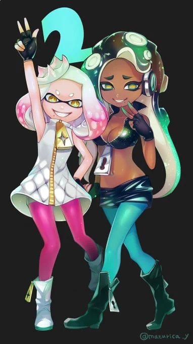 テンタクルズちゃん!あと2日だ～!!
#Splatoon2 