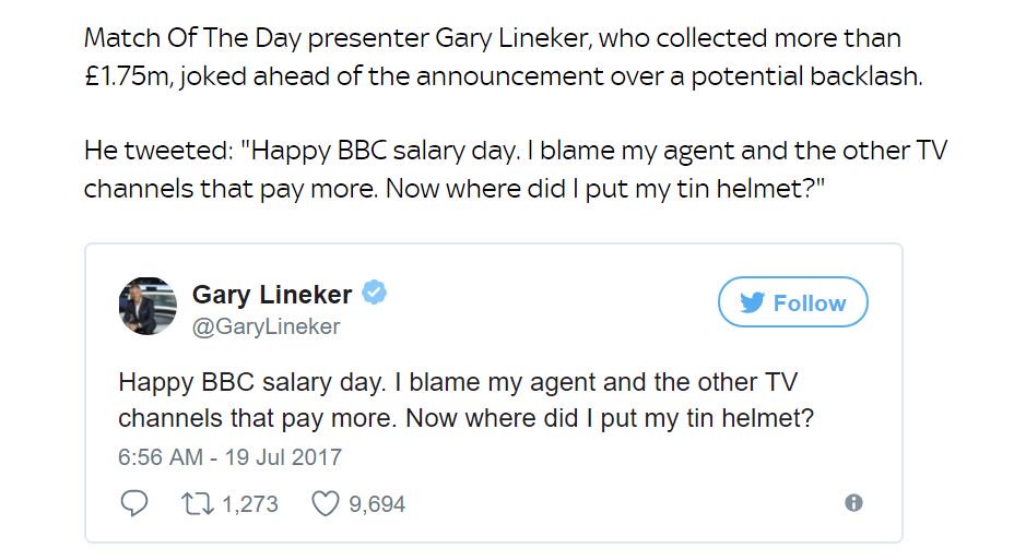 PrisonPlanet's tweet photo. Gary Lineker: The millionaire who lives in one of the whitest areas of London while lecturing poor Brexit voters about how racist they are. https://t.co/D1zuLgl5PY