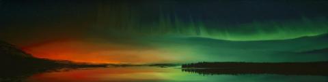 SerenityKnuts's tweet photo. It's great fun sourcing amazing art for a client's scheme, like these works by Richard Rowan #AuroraBorealis #Art #Knutsford https://t.co/QCbzjcDAad