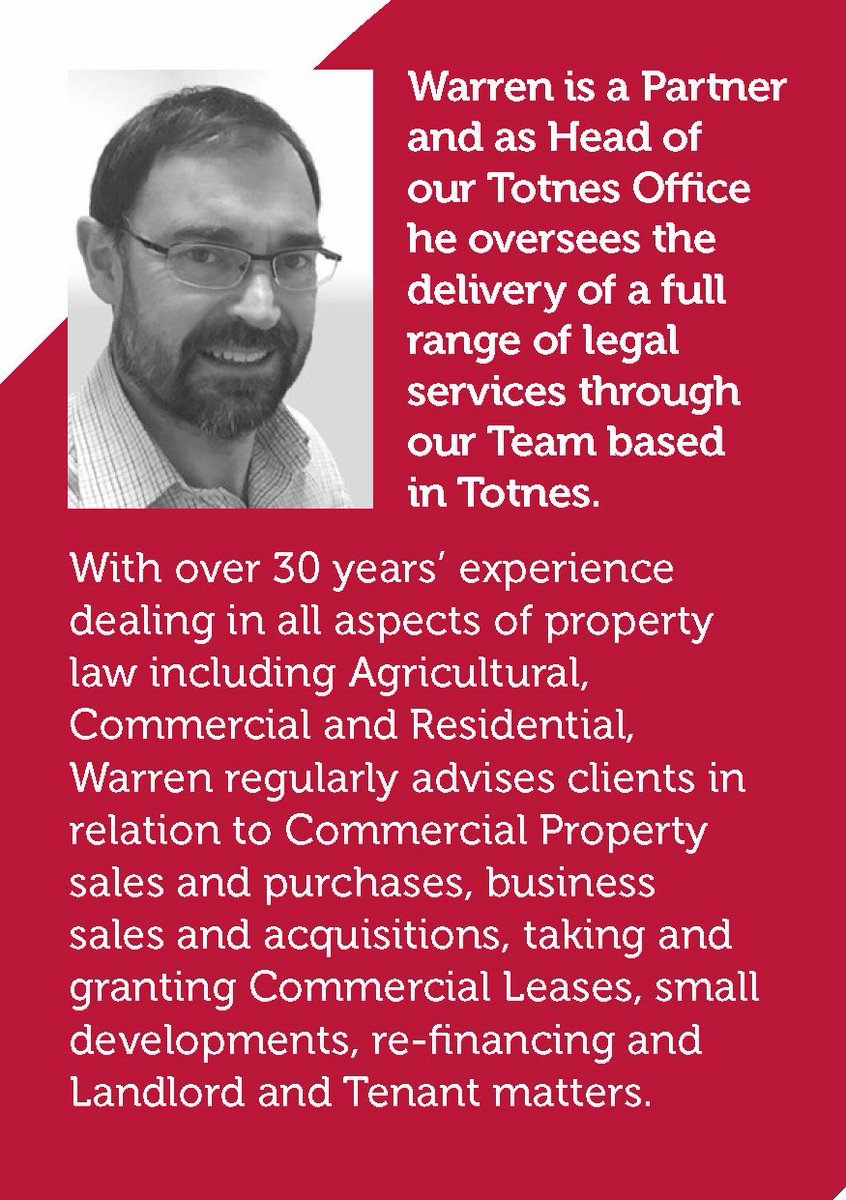 kitson_boyce's tweet photo. Warren Douglas will head up our new #Totnes office, opening Monday, 24 July. To make an appointment please call 01803 403403 #fivesleepstogo https://t.co/NzW2i4ka62