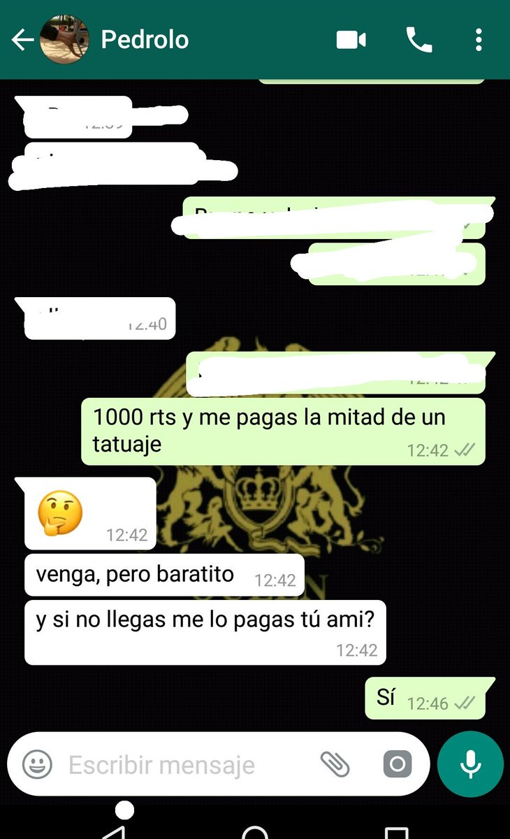 alineofgreens's tweet photo. Si llego a 1000 Rt @kimeraaaaaa me paga la mitad de un tatuaje que llevo tiempo queriendo hacerme. Una ayudita?

Si no se lo pago yo a él https://t.co/EDEgh9nrNS