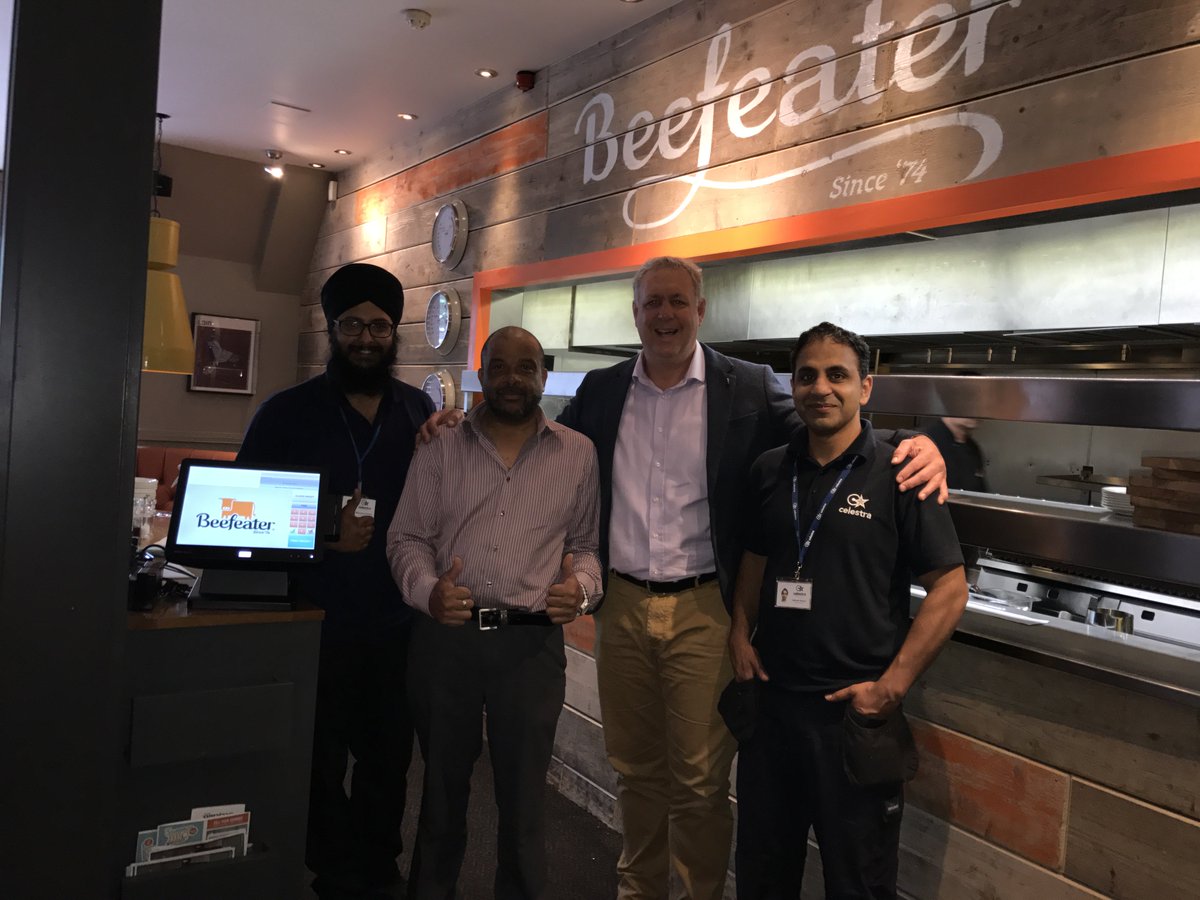 Great go-live this morning with @beefeatergrill &amp; <a href="/WHRtechrefresh/">Technology Refresh</a> in Sandhurst. Shout out to the Celestra engineers! #thumbsup #caring