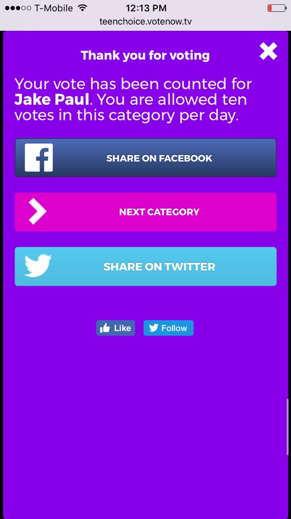 SkeppyJr's tweet photo. @jakepaul FREE MERCH I VOTED FOR U ON TEEN CHOICE❤️❤️❤️ u said in the vlog https://t.co/Xfecq7F0Te