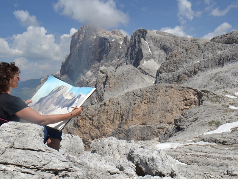 ParcoPaneveggio's tweet photo. Acquerello tra le Pale di San Martino, a settembre il corso: https://t.co/LmSUyhFnd5 #parcopan @DolomitesUNESCO #colori https://t.co/wbVYWwPeFV