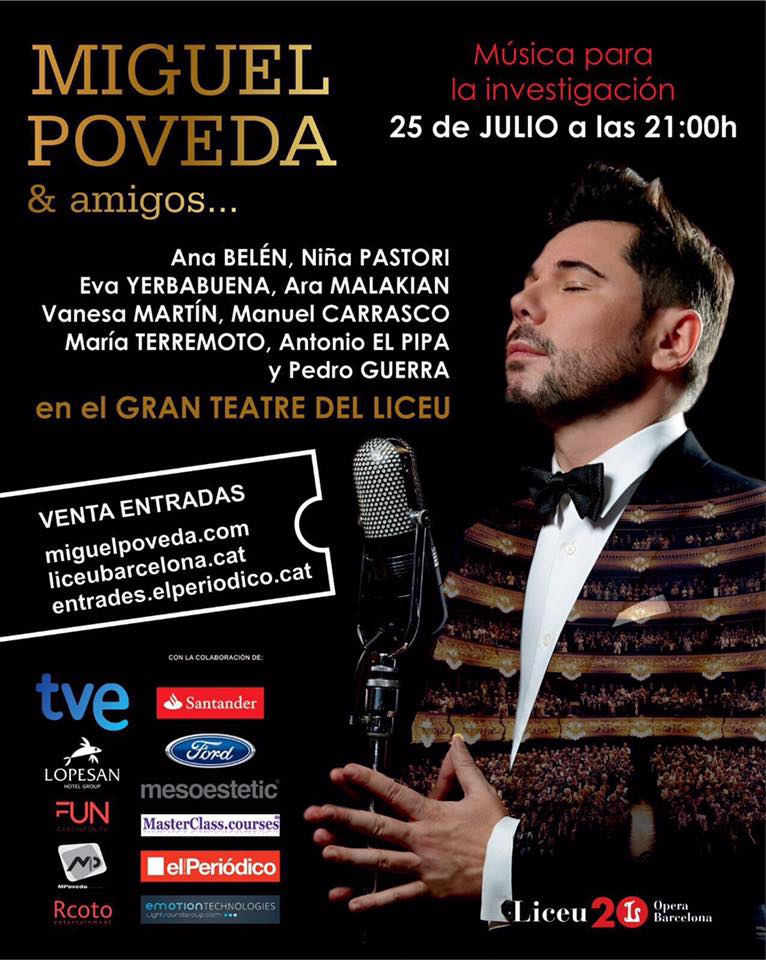 imagoontour's tweet photo. Martes 25 Gala "Música para la Investigación" con @MPOVEDAOficial y amigos en la lucha contra el cáncer. ¡Súmate! https://t.co/amRkdGBI4q https://t.co/PEVWYhxHEV