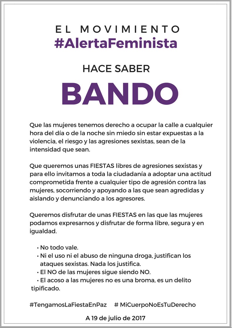 emparfayos's tweet photo. Recuerda, como cada 19 #niunamenos #lasqueremosvivas #niunamenos #lesvolemvives #AlertaFeminista #ElMeuCosNoEsElTeuDret #TinguemLaFestaEnPau https://t.co/LPH1HD90H7