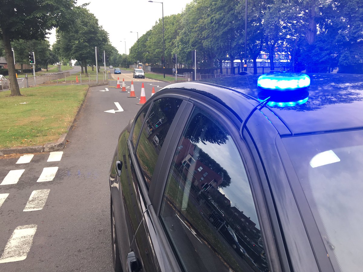 Trafficwmp's tweet photo. We are currently at the scene of an RTC on #ShenleyLane at #ShenleyFieldsRoad road currently closed and will be for a while please #avoid https://t.co/ajavUKzFIl