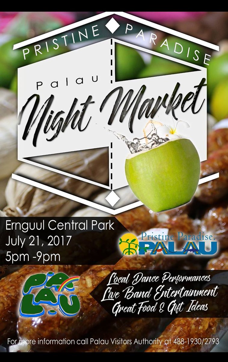 pp_palau's tweet photo. Night Market this Friday! #pristineparadisepalau https://t.co/WTa04wt6ET