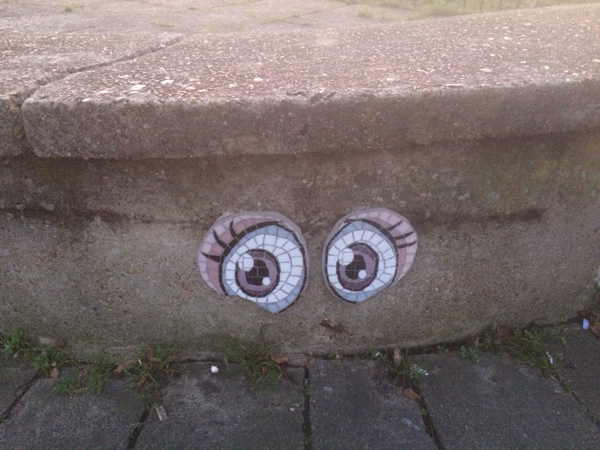 MosaicWill's tweet photo. Find my #mosaic #emoji eyes around #Southampton. Which eyes next? Send me suggestions! #EmojiMovie @GetEmoji @WorldEmojiDay @EmojiMovie https://t.co/9HvHeUrMwC