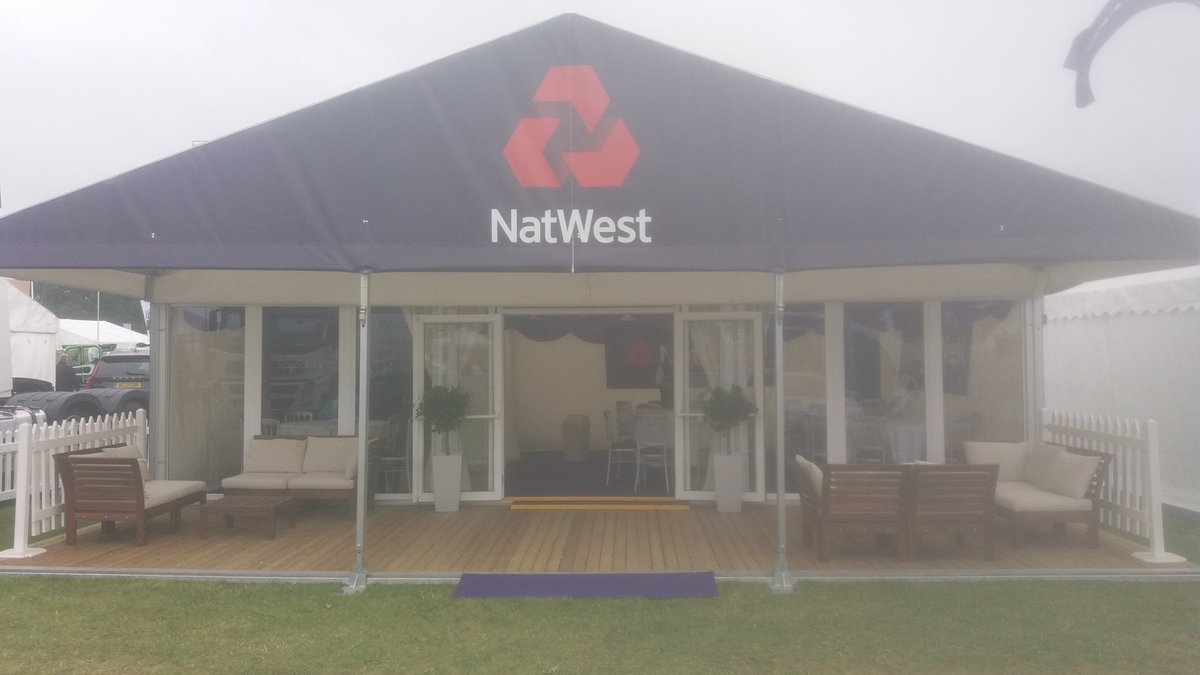 mike_goodwin88's tweet photo. Set up and excited for #driffieldshow. Come in to see us and have a coffee #supportingSMEs @NatWestBusiness https://t.co/oyPBRM9Cuq