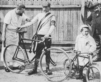 19 July 1903. Italian born Maurice Garin won the first Tour de France.