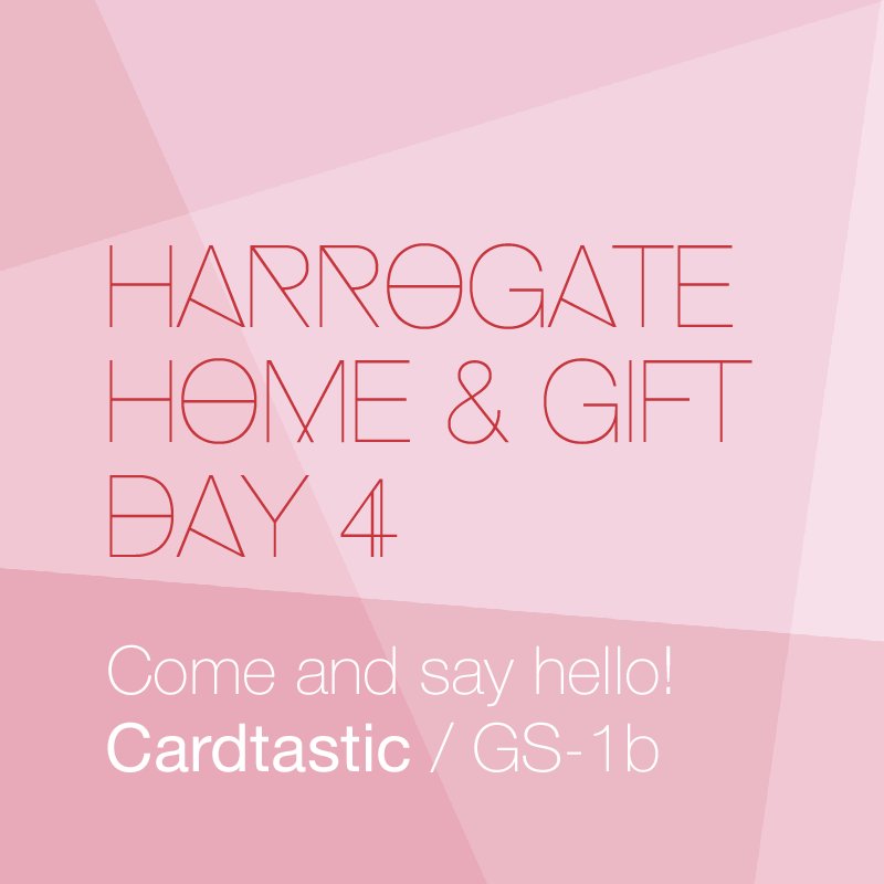 Cardtastic's tweet photo. It’s the final day of @Home_And_Gift, wishing all visitors and exhibitors a super day! #HomeAndGift17 https://t.co/S2TF2TSefw