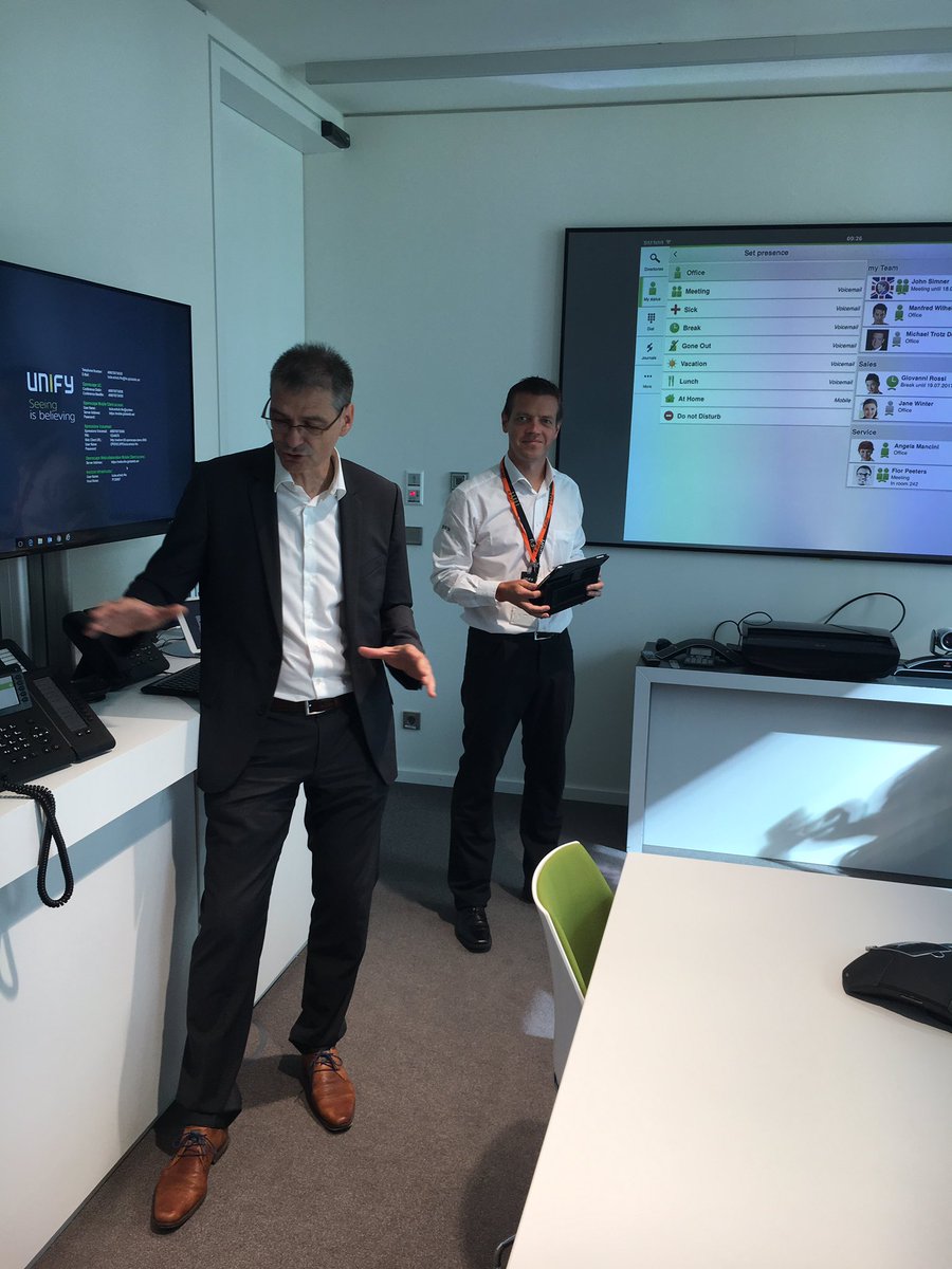 Vandaag dag 2 at #UTPP17 voor @UnifyTecPartner.  Showcases van #Healthcare #OpenScapeBusiness en meer. @OSBiz_Rolf en <a href="/MichaTro/">Micha Troth</a> in actie.