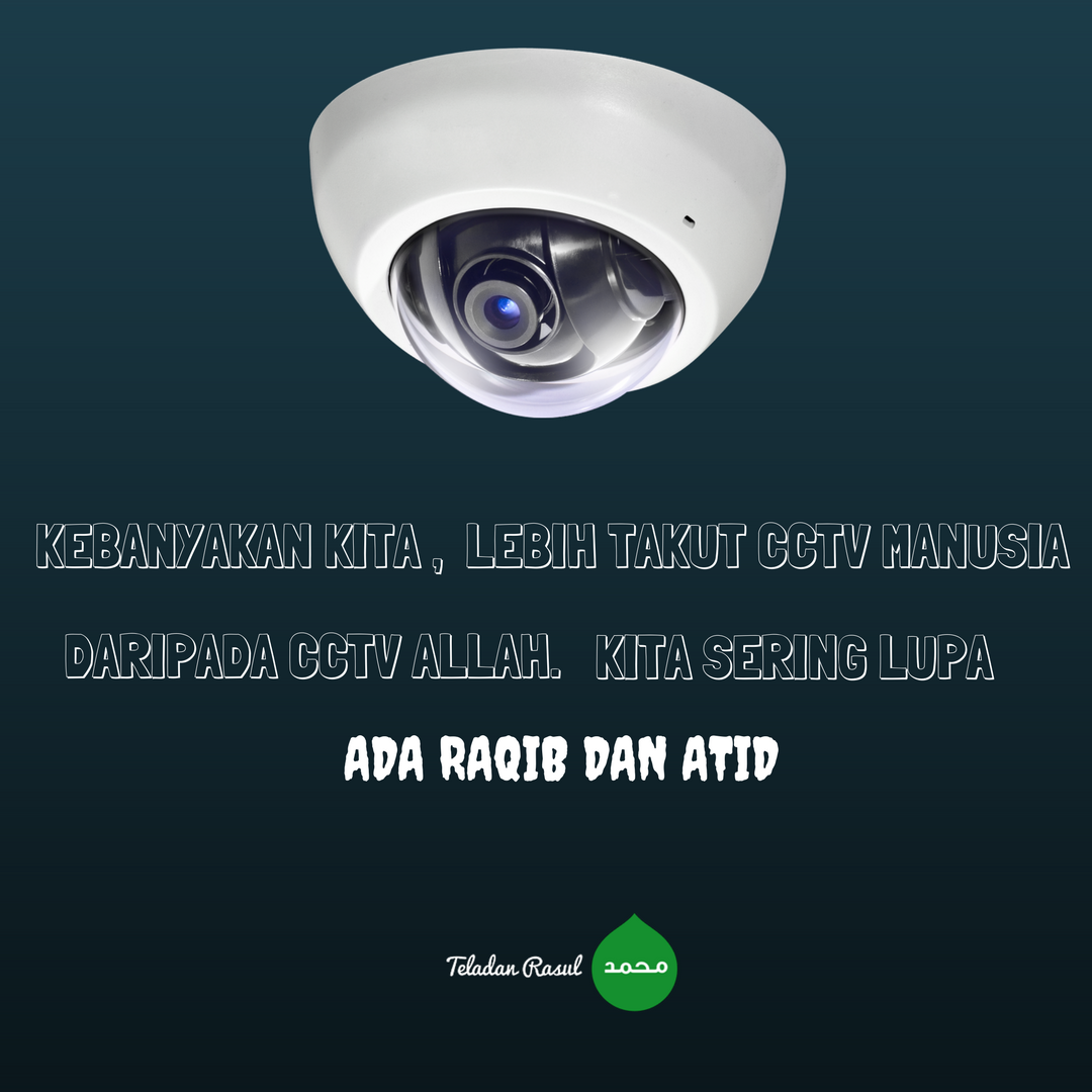 TeladanRasul's tweet photo. Ada Raqib dan Atid yang siap mencatat setiap apa yang kita lakukan . . . #TeladanRasul https://t.co/QUYvyfTVuT