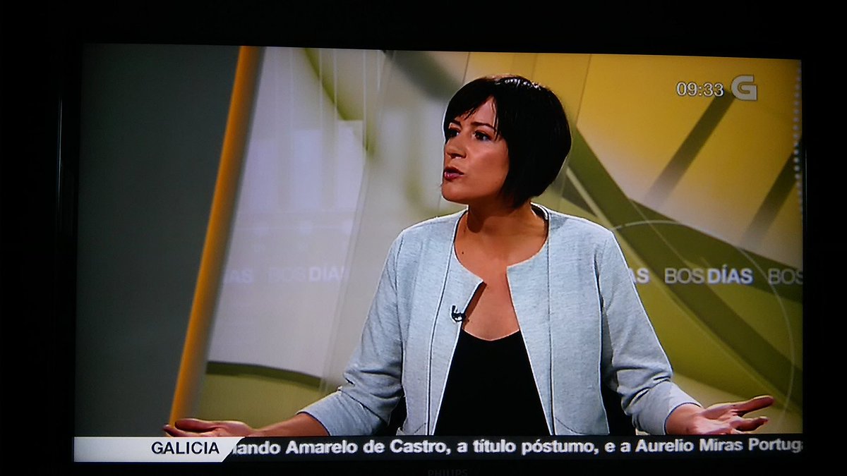 omorenobexo's tweet photo. Agora mesmo @anaponton no bos dias da @TVGalicia, @obloque  #outrorumbo https://t.co/UYkiCi2a2d