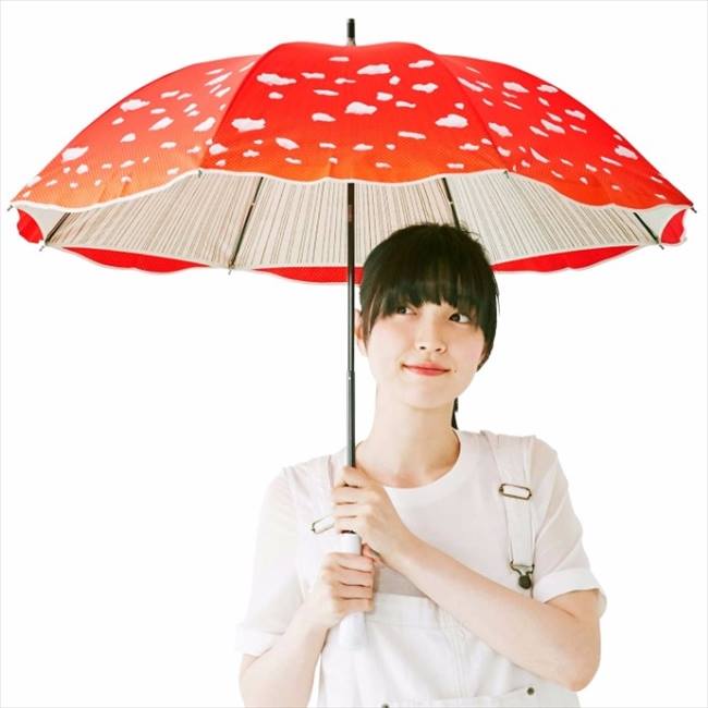 TourankApp's tweet photo. YOU+MORE starts to sell cute mushroom umbrella, a perfect thing for Japan in the rainy season. #Japan #travel #umbrella #mushroom #rainyday https://t.co/ezC3Yf2oro
