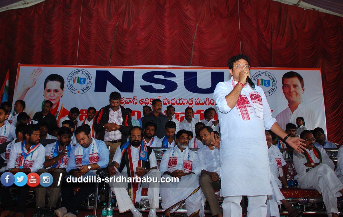 FormerMinister's tweet photo. #Chatrivar #ClosingMeeting 
#Uttam  #BattiVikramarka #SridharBabu 
#NSUIvenkat #Nandu 
#duddilla-sridharbabu.com
#TeamDSB https://t.co/hfPW1iNFa5
