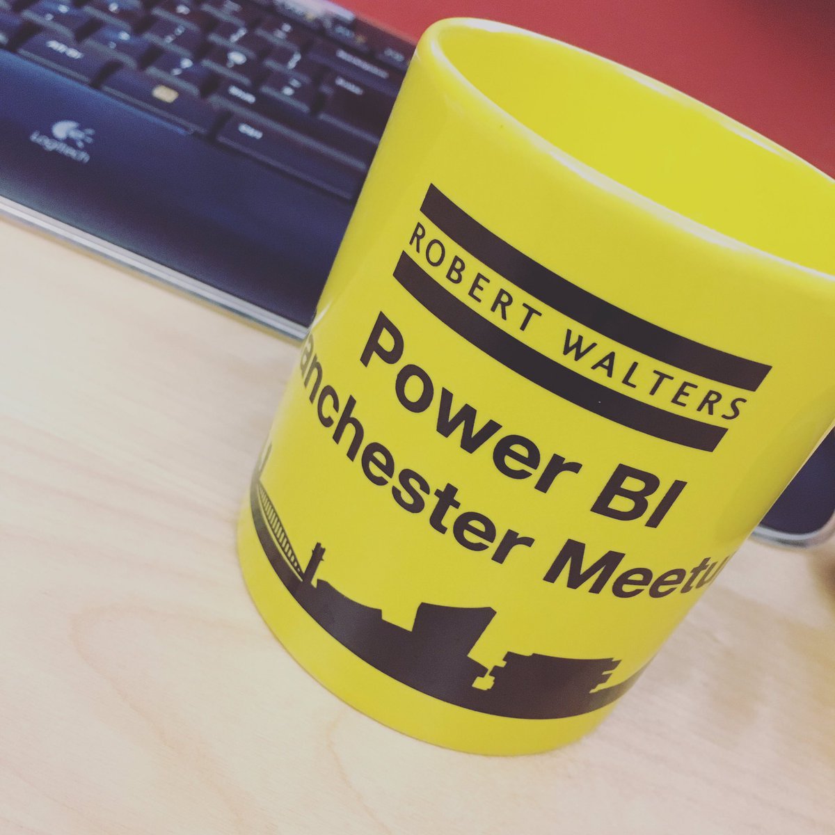 tobybeevers's tweet photo. #Coffee in my new @RobertWaltersPR mug this morning #PowerBI from my @SQLSatMcr @sqlpass #manchester #powerbimeetup https://t.co/WdESZLzELI