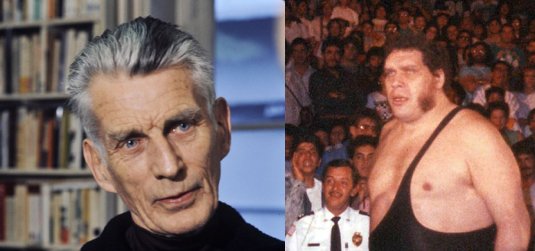 openculture's tweet photo. When Samuel Beckett Drove Young André the Giant to School: A True Story https://t.co/nfLxkEYxyd https://t.co/E7stlDfRRw