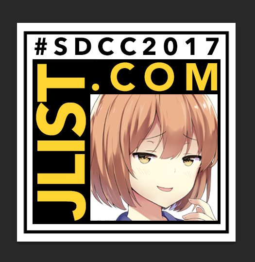 Reasons to visit booth 4929 during #SDCC #SDCC2017: a different Megumi sticker each day, and a limited pin!