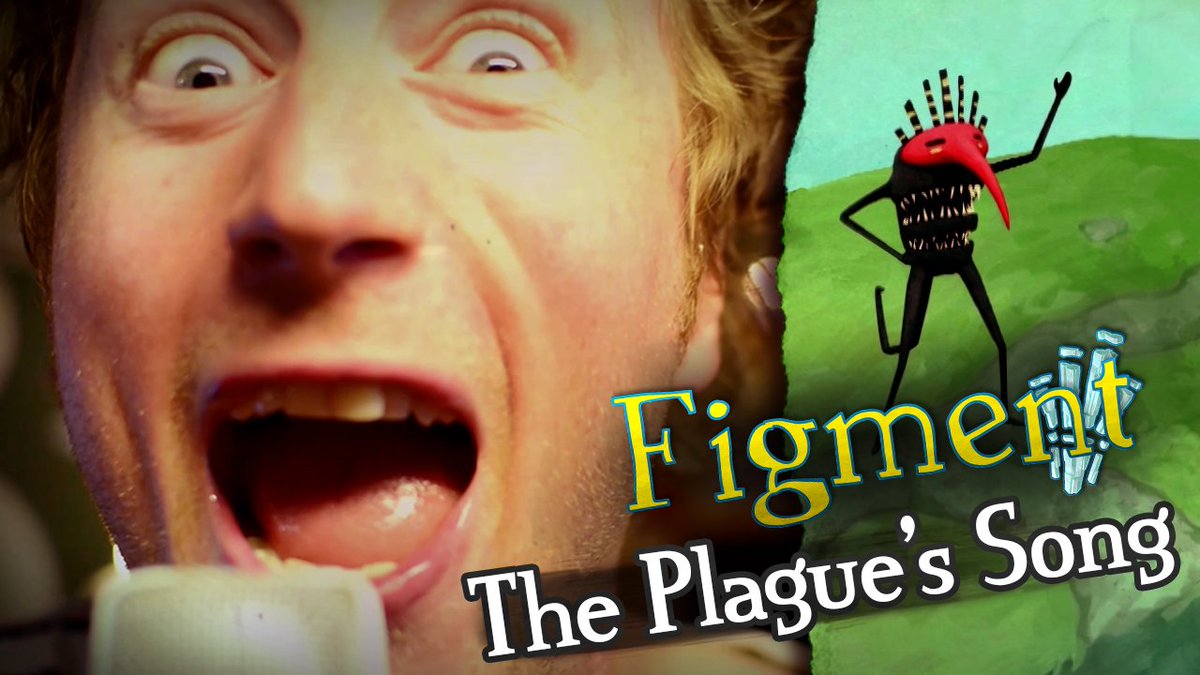 BedtimeDG's tweet photo. Watch @StojSnak give the performance of his life for #indiegame Figment's PLAGUE'S SONG! https://t.co/LWxTAGNMzU https://t.co/nEVCoN0qq8
