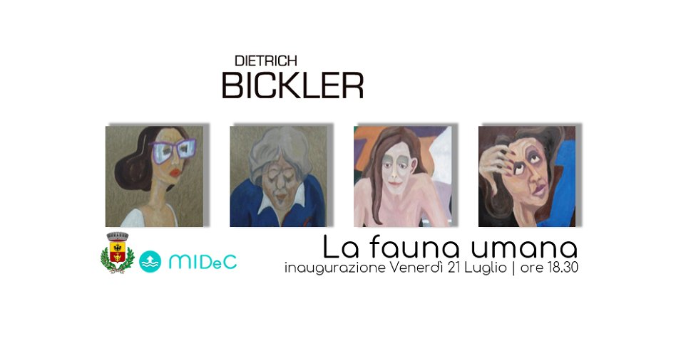 lavenomombello's tweet photo. Venerdì #21Luglio inaugurazione personale di #DietrichBickler “La fauna umana” al #MIDeC #Cerro di #LavenoMombello https://t.co/02zux1btc3 https://t.co/Zh2kLKSNf7