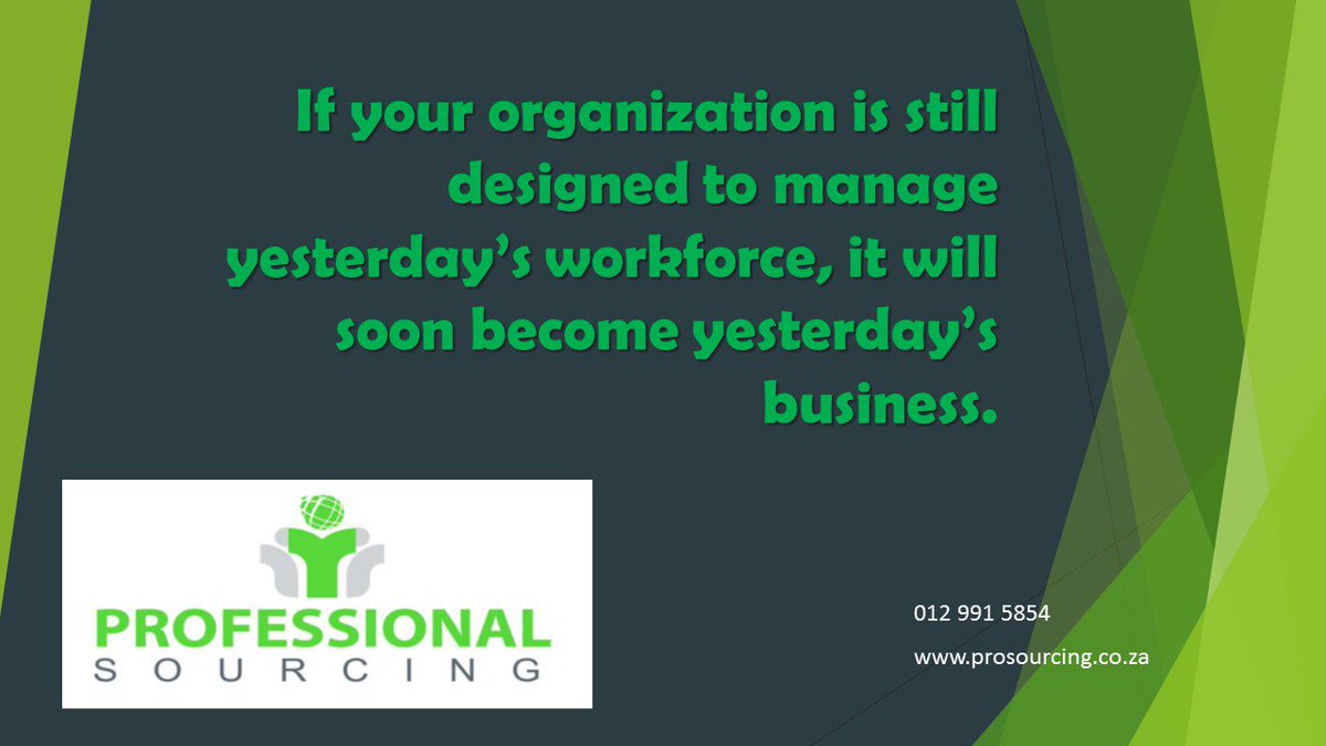 ProSourcingZA's tweet image. #times are #changing 
Stay #relevant 
# recruitment 
# corporate 
# hiring 
#we #lead
