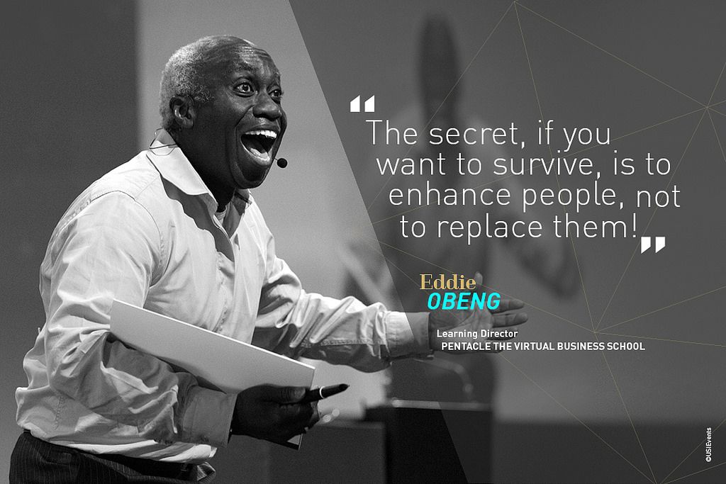 USIEvents's tweet photo. Pour réussir sa #TransfoNum, il faut être prêt à changer d’après @eddieobeng pendant son #talk #US2017 https://t.co/pSmtVTxPVa https://t.co/Txgc8Az2z8