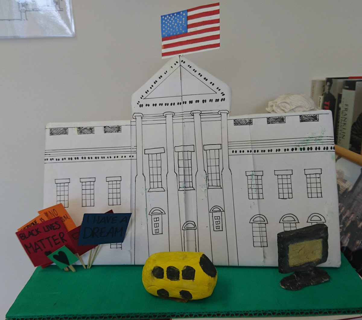 DCHS_Learning's tweet photo. Bringing the Civil Rights Movement up to date-each object represents a significant individual #8M @DCHS_History #creativity @ChallonersHigh https://t.co/mH6xnptq88