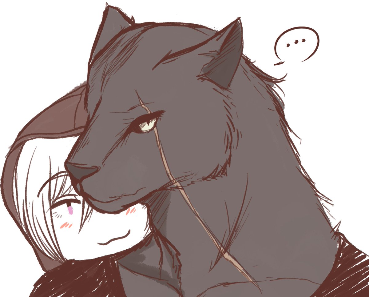 FrenchShiro's tweet photo. i wanted to give it a go and i..... :).... 
(gibeon is so hard to draw....) #BeastxLight https://t.co/vIBmWVyiUM