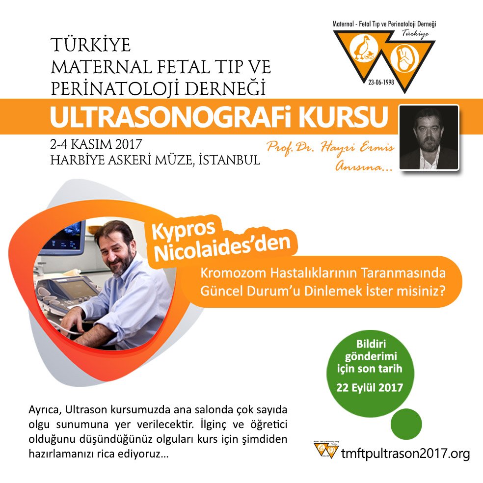 TMFTP_Dernegi's tweet photo. Kypros Nicolaides'den "Kromozom Hastalıklarının Taranmasında Güncel Durum" u Dinlemek ister misiniz?

https://t.co/3rdI7L6gKq https://t.co/S9VXCO3vRn