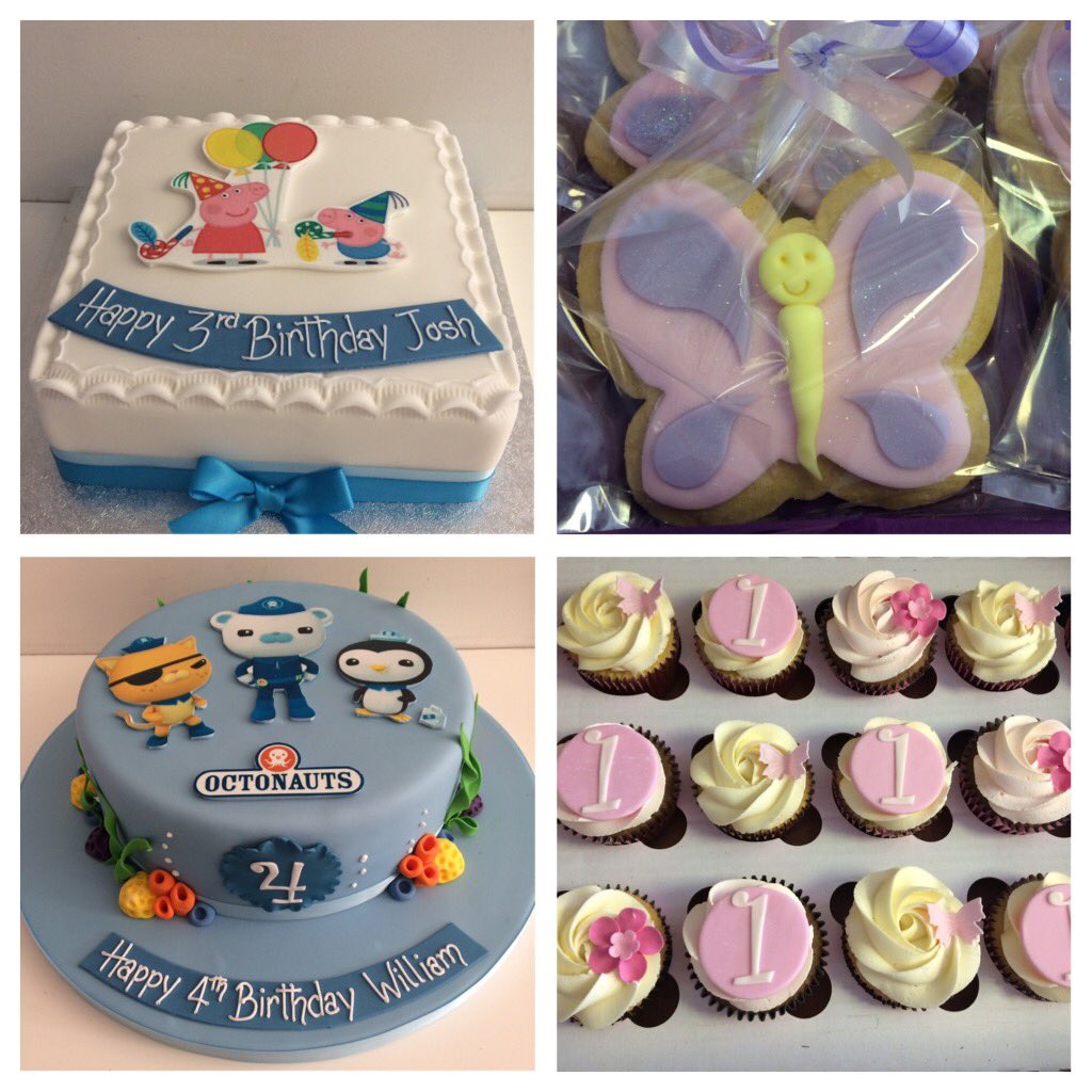 BoutiqueCakes's tweet photo. Some of last week's cakes #newyork #champagne #Rolex #HarryPotter #safari #Bugatti #WestHam #octonaughts #shopkins #ninjargo #peppapig https://t.co/Tuxe07xiz9