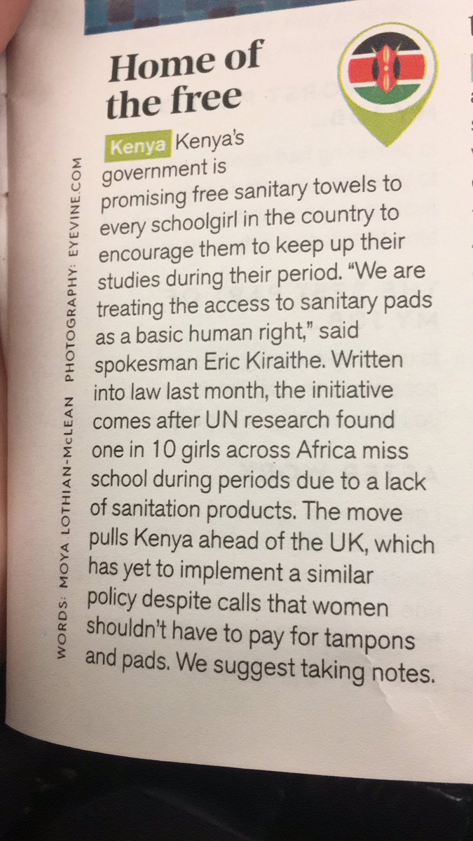 caaitlinalice's tweet photo. If Kenya can do it, why can't we?! #periodpoverty #cmontheresa https://t.co/fOwVTvkGOR