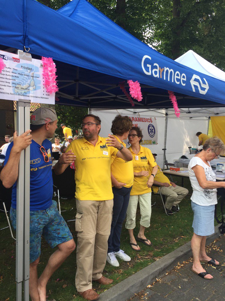 In Wijchen bij de #NS wandel-verzorgingsteam #Vierdaagse <a href="/HupLopen/">Reisjefit</a>