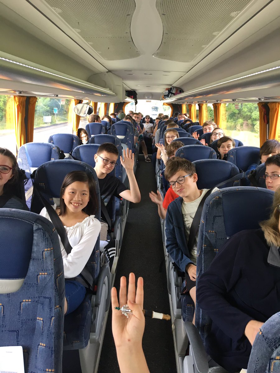 BexleyGSMusic's tweet photo. And we're off ! Zooming down the M2 towards Dover with space to spare on the coach - excellent packing guys! ;-) https://t.co/1yww6njTRR