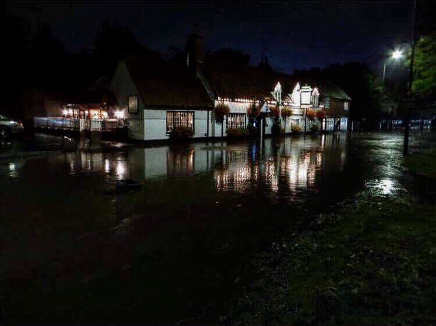 HandFMarlow's tweet photo. Wow, amazing storm last night! Don't worry H&amp;F is still up and afloat! https://t.co/fRLdldUf2q