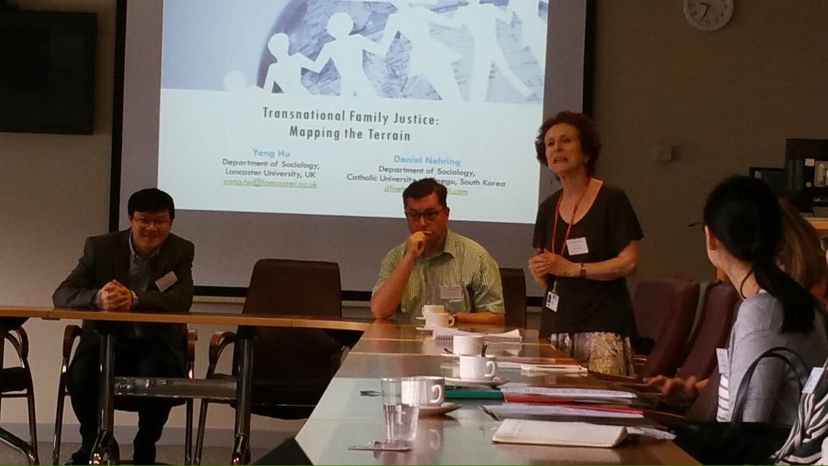 MDXlawss's tweet photo. Prof Eleonore Kofman welcomes delegates to the Transnational Family Migration Conference #mdxmigration #migrants #family #refugees https://t.co/KDgASpBMvI