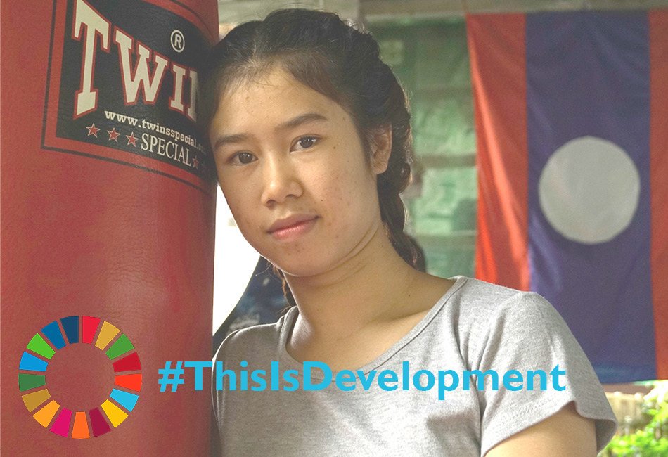 UNDPFinland's tweet photo. What does promoting #SDGs mean in #everydaylife? People in #Laos tell us: https://t.co/oY9JEt4AU9 #ThisIsDevelopment #HLPF2017 @UNinLaoPDR https://t.co/Cgy8wNQDlq