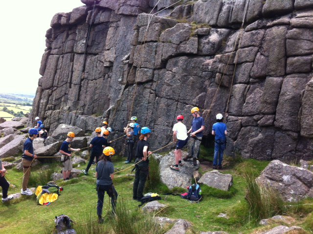 Callingtoncol's tweet photo. #ChallengeWeek2017 'Adventure Week' - Monday was spent climbing on Sheepstor, Dartmoor #dartmoor https://t.co/2F55oQRUL1