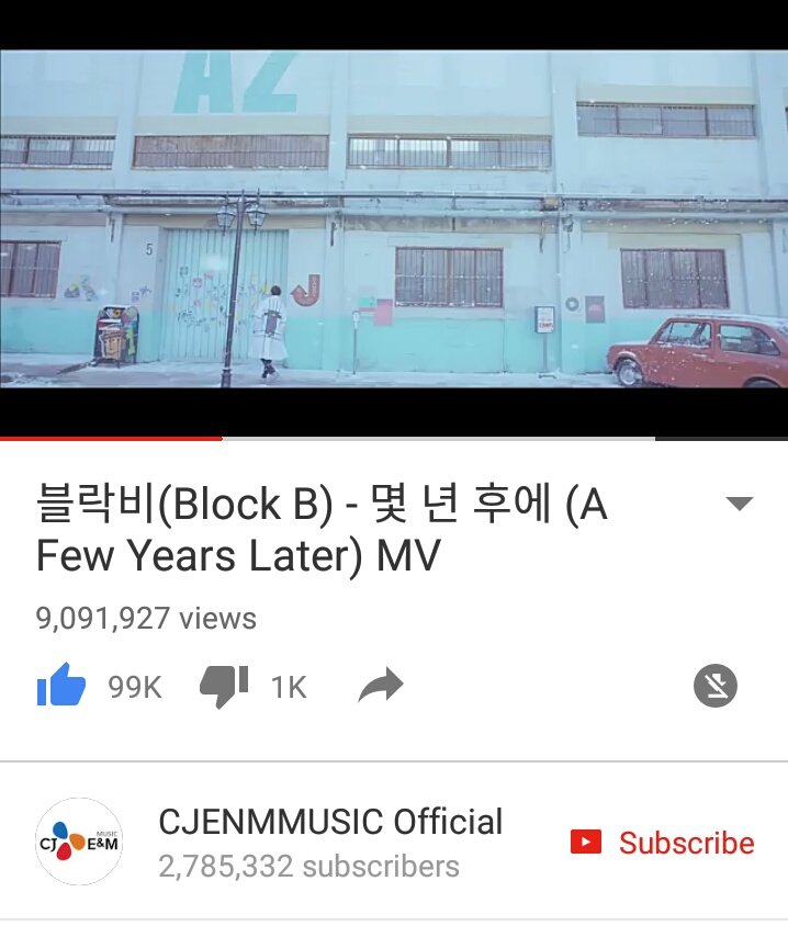 TeamBlockB's tweet photo. [INFO] #BlockB #AFewYearsLater MV hit 9M views
https://t.co/xB3FPdhPnC
✔Like
✔Comment
✔Share and tag @blockb_official https://t.co/ApH6jfr4hB