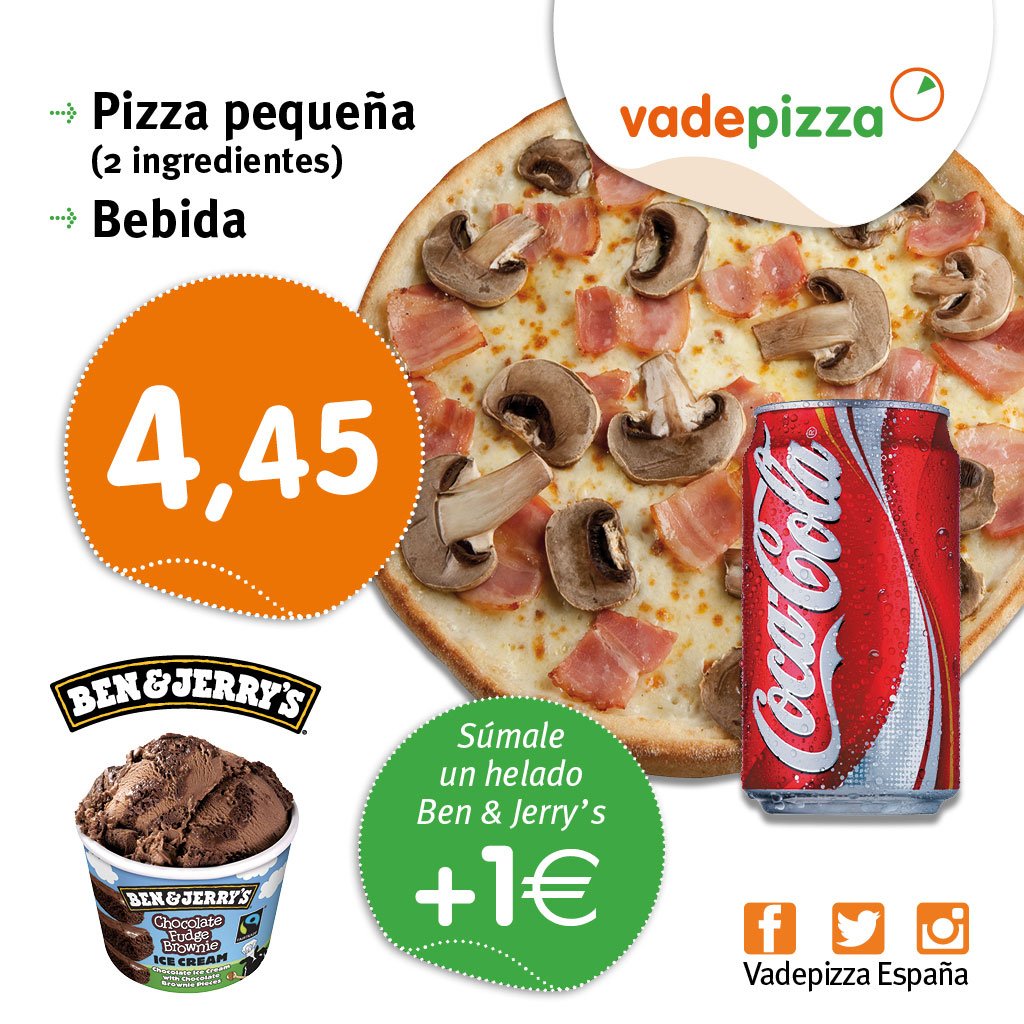 vadepizza's tweet photo. Combinación perfecta para este verano en Vadepizza #pizza https://t.co/We82QcUwnR