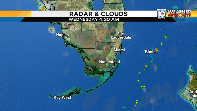 Starting dry, but watching some showers just offshore headed our way. Watch local10 Meteorologist Julie Durda https://t.co/WDUSh9JVzK
