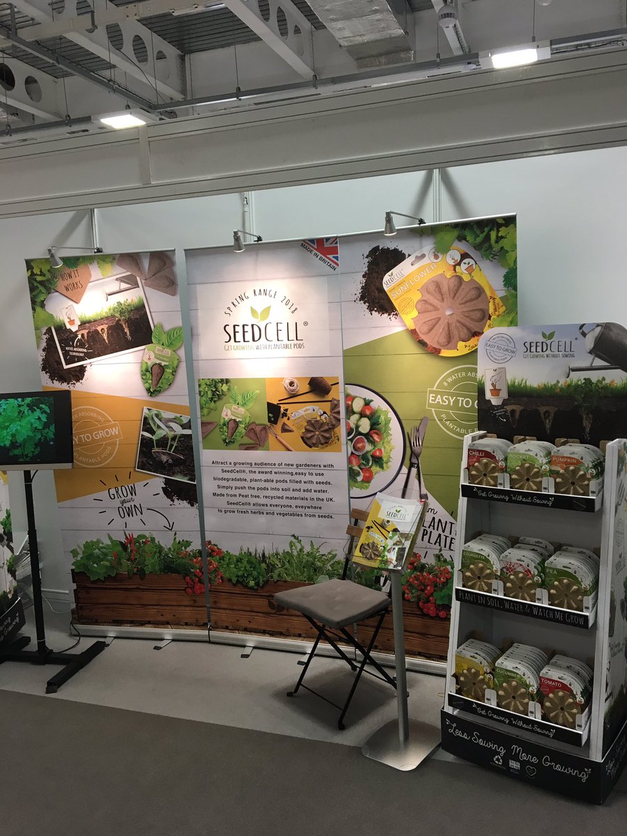 GrowSowSimpleUK's tweet photo. Come see #SeedCell on the last day of the #HomeAndGift17 #Harrogate Hall G stand G161 we can't wait to see you all! https://t.co/iSziEpVKxV