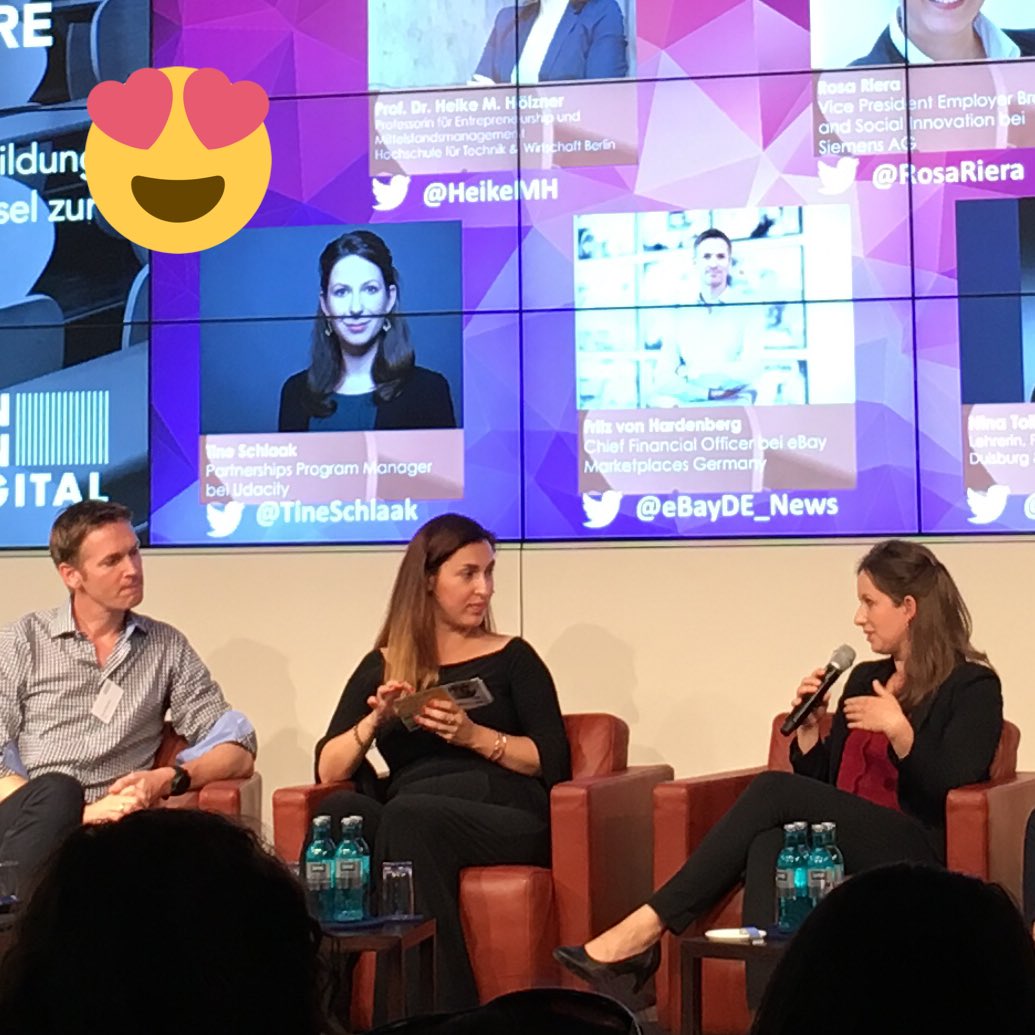 Julieallyear's tweet photo. Dein Job-Modell läuft demnächst aus? No probs. @udacity hilft beim #upskilling I #wearefuture #letsdoit #widibm @Women_Digital https://t.co/eQoEpIa6X7
