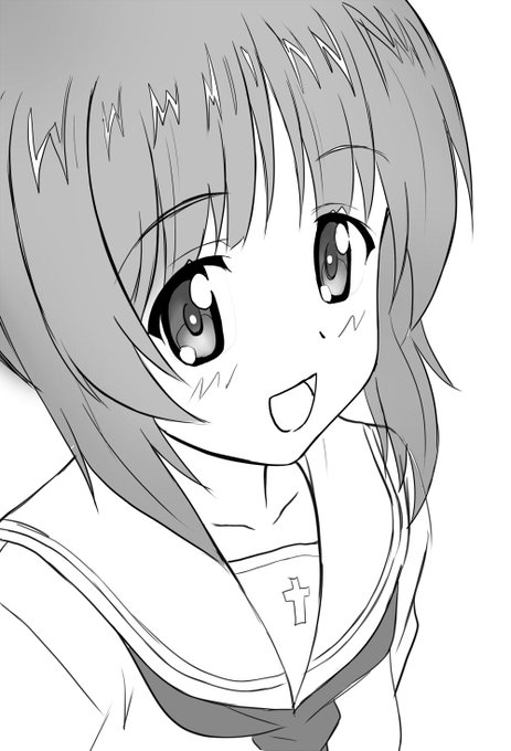 らくがきです。西住みほ #ガルパン 