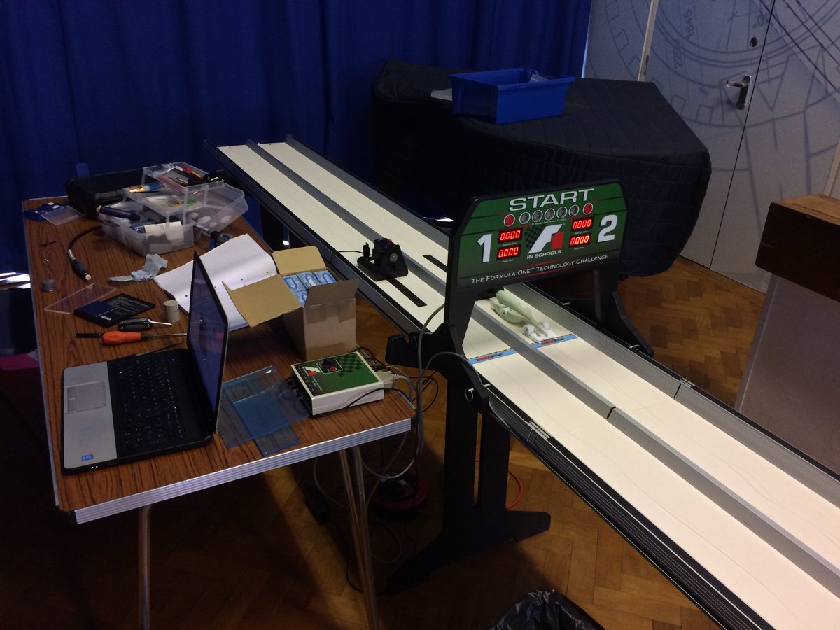 Our first testing session will be a busy day! Many ideas and concepts to test looking for that crucial breakthrough #roadtoKL #F1inSchools