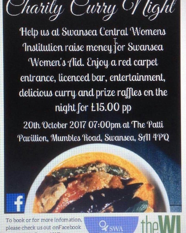 Charity curry night tickets selling fast! Plus raffle w/amazing prizes - all money raised going to <a href="/SwanseaWA/">Swansea Womens Aid</a> 
m.facebook.com/story.php?stor…