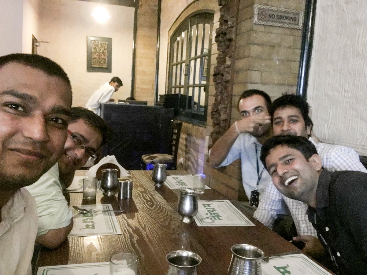 LibrPalestine's tweet photo. Naivedhyam Team Party #naivedhyam 
#noidasec62 #awesometime https://t.co/wkNBt0pmwG
